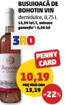 Penny Busuioacă de bohotin vin demidulce Ofertă