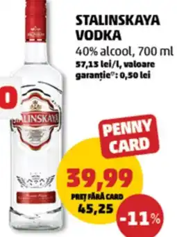 Penny Stalinskaya vodka Ofertă