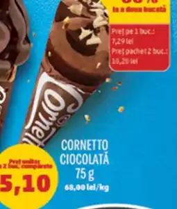 Penny Cornetto ciocolată Ofertă