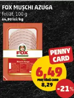 Penny Fox muschi azuga feliat Ofertă