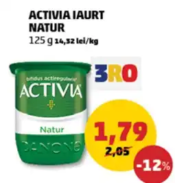 Penny Activia iaurt natur Ofertă