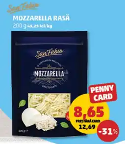 Penny San fabio mozzarella rasă Ofertă