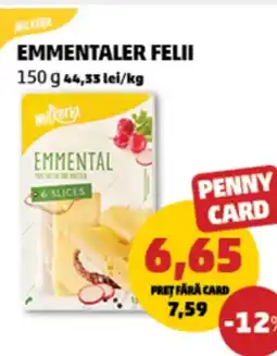 Penny Emmentaler felii Ofertă