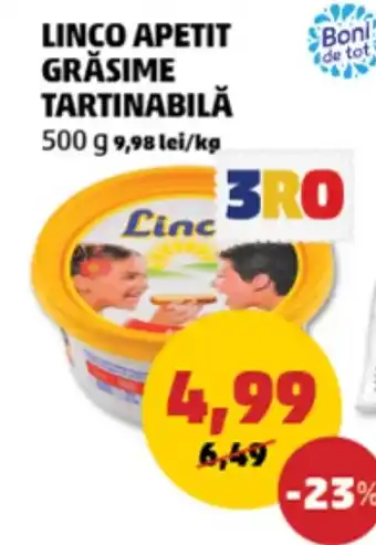 Penny Linco apetit grăsime tartinabilă Ofertă