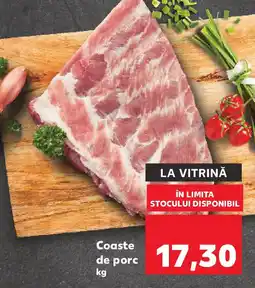 Kaufland Coaste de porc Ofertă