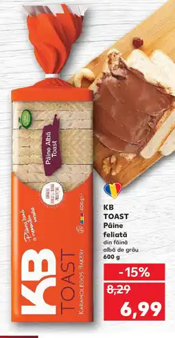 Kaufland KB Toast Pâine feliată Ofertă