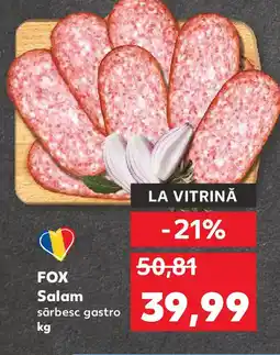 Kaufland FOX Salam Ofertă