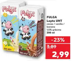 Kaufland FULGA Lapte UHT Ofertă