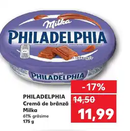 Kaufland PHILADELPHIA Cremă de brânză Milka Ofertă