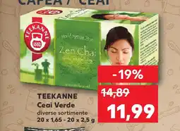 Kaufland TEEKANNE Ceai Verde Ofertă