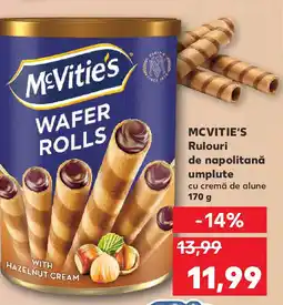Kaufland MCVITIE'S Rulouri de napolitană umplute Ofertă