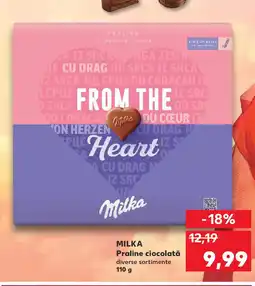 Kaufland MILKA Praline ciocolată Ofertă