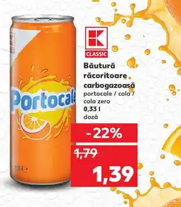 Kaufland Portocal Băutură răcoritoare carbogazoasă Ofertă