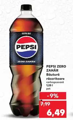 Kaufland PEPSI Zero zahăr Băutură răcoritoare Ofertă