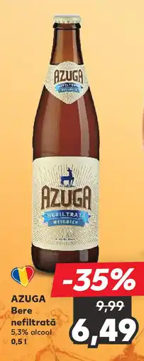Kaufland AZUGA Bere nefiltrată Ofertă