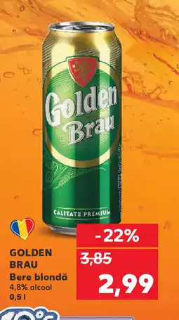 Kaufland GOLDEN BRAU Bere blondă Ofertă