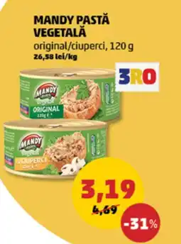 Penny Mandy pastă vegetală Ofertă