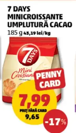 Penny 7 DAYS Minicroissante umplutură cacao Ofertă