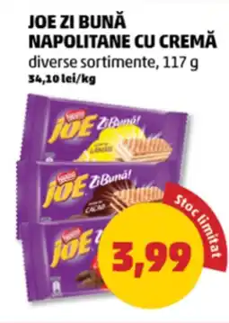 Penny Joe zi bună napolitane cu cremă Ofertă