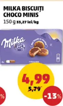 Penny Milka biscuiti choco minis Ofertă