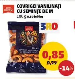 Penny Covrigei vanilinaţi cu seminte de in Ofertă