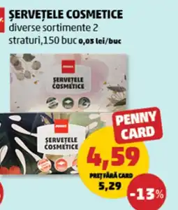 Penny Șervețele cosmetice Ofertă