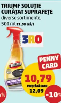 Penny TRIUMF soluție curățat suprafețe Ofertă
