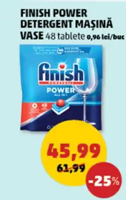 Penny Finish Power detergent maşină vase Ofertă
