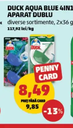 Penny DUCK Aqua blue 4in1 aparat dublu Ofertă