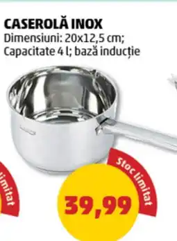 Penny Caserolă inox Ofertă