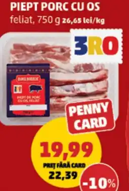 Penny Piept porc cu os Ofertă