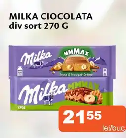 Unicarm MILKA Ciocolata Ofertă