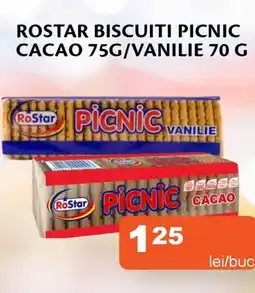 Unicarm Rostar Biscuiti picnic cacao / vanilie Ofertă