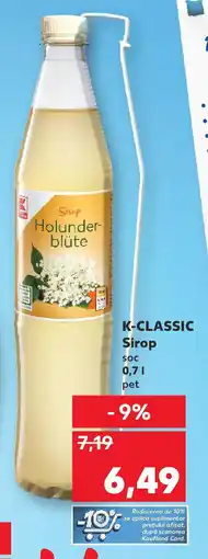 Kaufland K-CLASSIC Sirop Ofertă