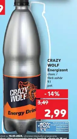 Kaufland CRAZY WOLF Energizant Ofertă