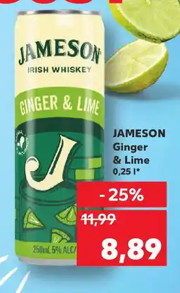 Kaufland JAMESON Ginger & Lime Ofertă