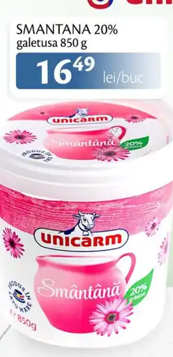 Unicarm Smantana 20% galetusa Ofertă