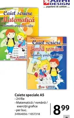 Selgros Caiete speciale A5 -24 file Ofertă