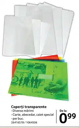 Selgros Coperți transparente Ofertă