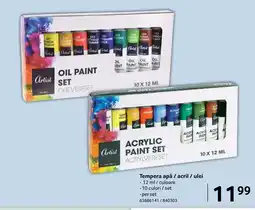 Selgros Tempera apă / acril / ulei Ofertă