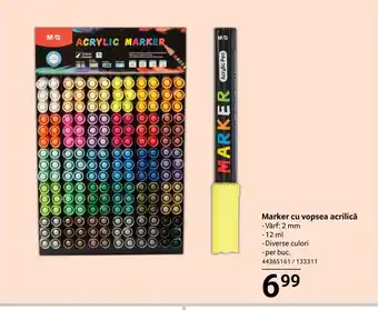 Selgros Marker cu vopsea acrilică Ofertă