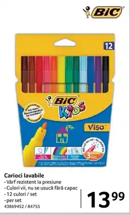 Selgros BIC Carioci lavabile Ofertă