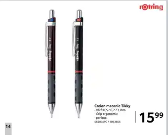 Selgros Creion mecanic Tikky Ofertă