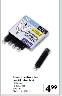 Selgros Rezerve pentru stilou cu vârf retractabil Ofertă