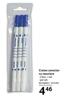 Selgros Creion corector cu rescriere Ofertă