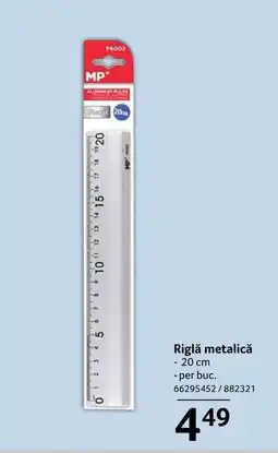 Selgros Riglă metalică Ofertă