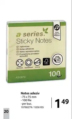 Selgros Notes adeziv Ofertă