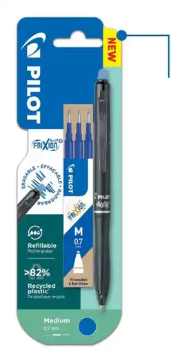 Selgros Roller Pilot Frixion+ albastru cu 3 rezerve Ofertă
