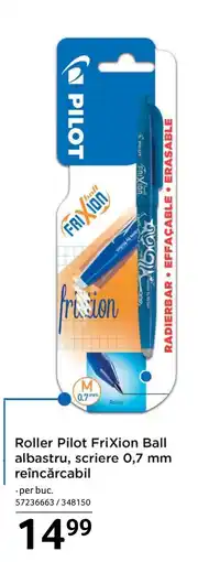 Selgros Roller Pilot Frixion Ball albastru Ofertă