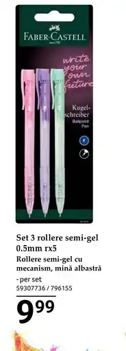 Selgros Set 3 rollere semi-gel rx5 Ofertă